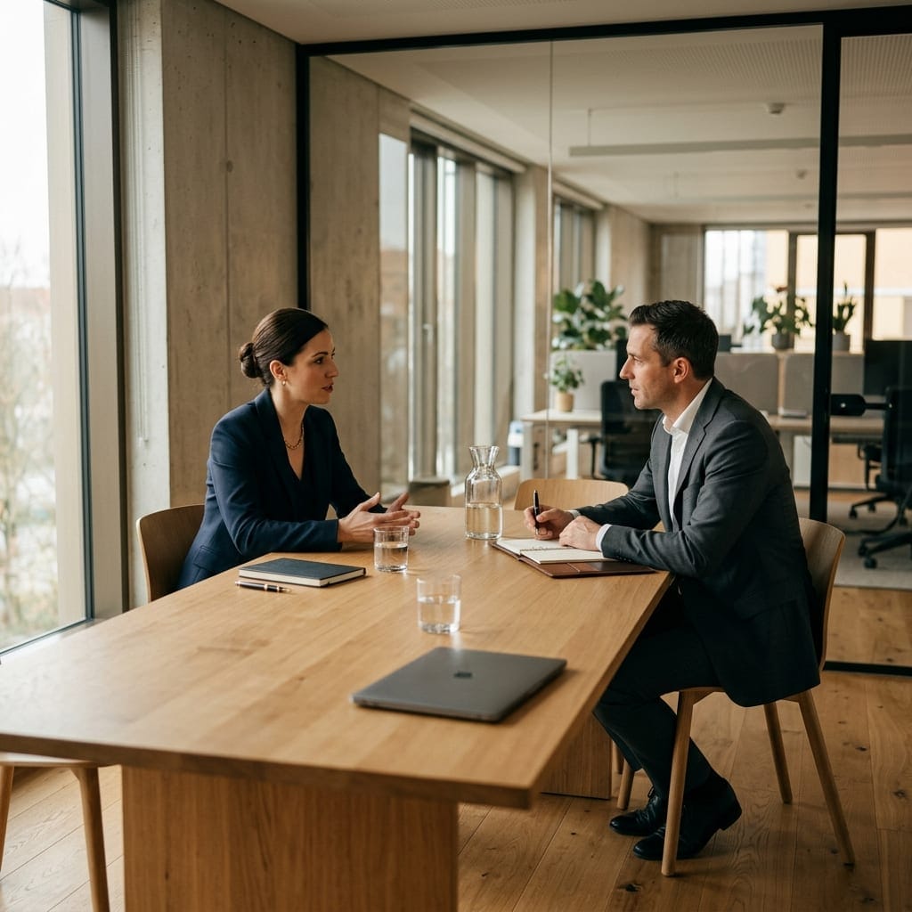 Schoon kantoorpand klaargemaakt voor de werkdag door AQWA Services